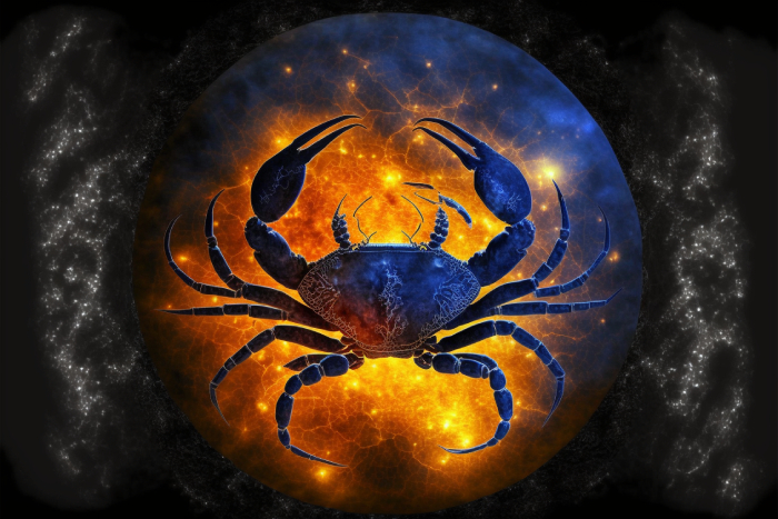 The Cancer Crab entwined with the Planet Mercury